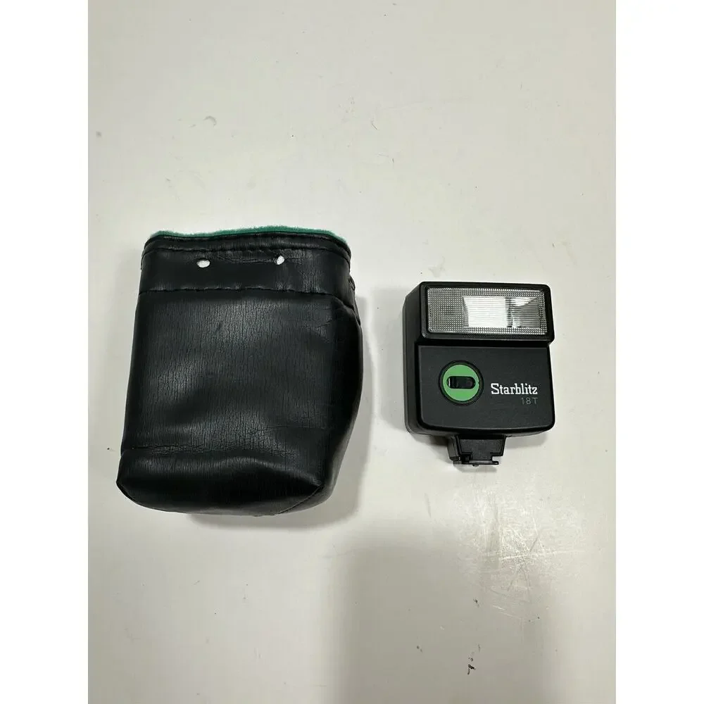 Starblitz 18T Camera Flash Black Vintage 18 T With‎ (Vivitar Case)